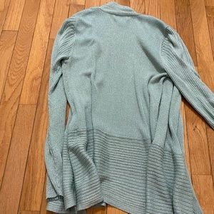 EUC Sea Green Glittery Cardigan